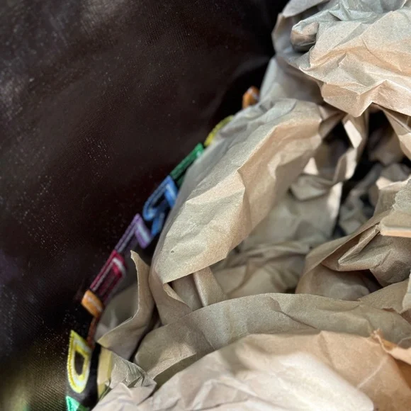 Karl Lagerfeld rainbow canvas tote - Picture 6 of 7